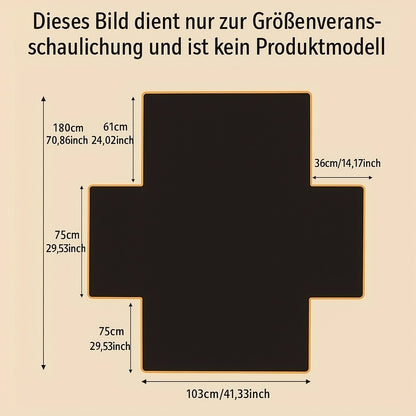 Pilathi® Wasserdichter Kofferraum Bezug – Haustier & Katzen Tragematte, Reisematte