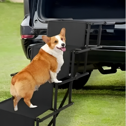 Pilathi® Hundetreppe für große & kleine Hunde – Bis zu 40 kg, Universelle Verwendung im Auto