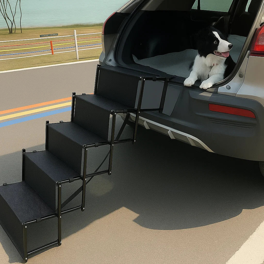 Pilathi® Hundetreppe für große & kleine Hunde – Bis zu 40 kg, Universelle Verwendung im Auto